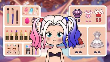 Doll Dress Up - Makeup Games اسکرین شاٹ 1