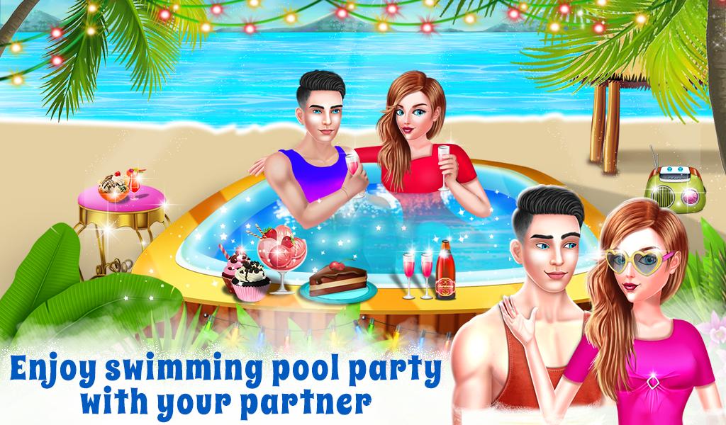 Princess Swimming Pool Party For Android Apk Download - roblox pool party guy hair