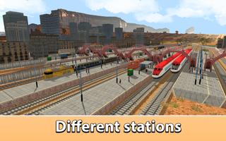 USA Railway Train Simulator 3D تصوير الشاشة 1