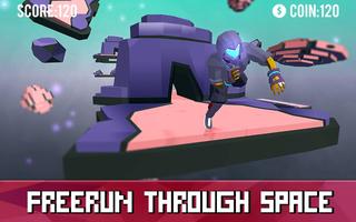 Space Parkour Runner - freerun plakat