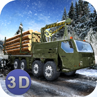 Winter Logging Truck icône