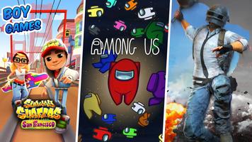 Jogos de menino Cartaz