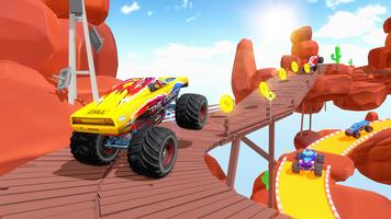 Top Monster Truck Stunts: Crazy Car Stunt Races captura de pantalla 2