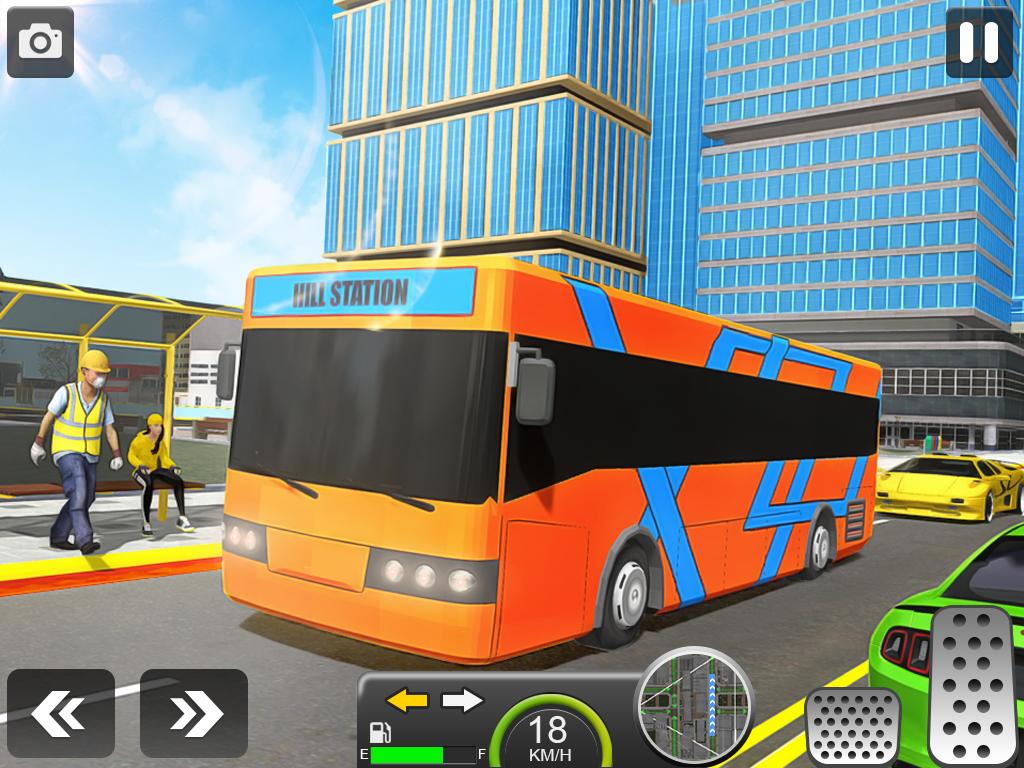 Coach Bus Simulator. Bus game for windows10. Ultima City.