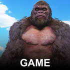 King Kong Fight Godzilla 3D icône