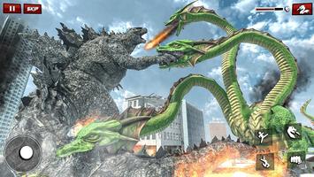 Godzilla Fight King Kong 3D imagem de tela 2