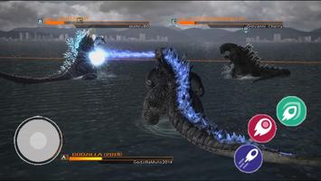 Godzilla Unleashed Game 3D captura de pantalla 1