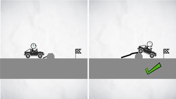 Draw Bridge: Stickman Car Game Screenshot 2