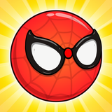 Roller Ball Bounce: Roter Ball Zeichen