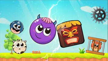 Roller Ball Bounce: Roter Ball Plakat