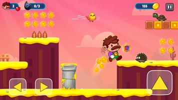Super Bro: Adventure Run Game اسکرین شاٹ 1