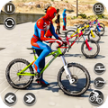 BMX Cycle Race Superhero Games