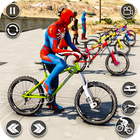 BMX 사이클 레이스 슈퍼히어로 게임 아이콘
