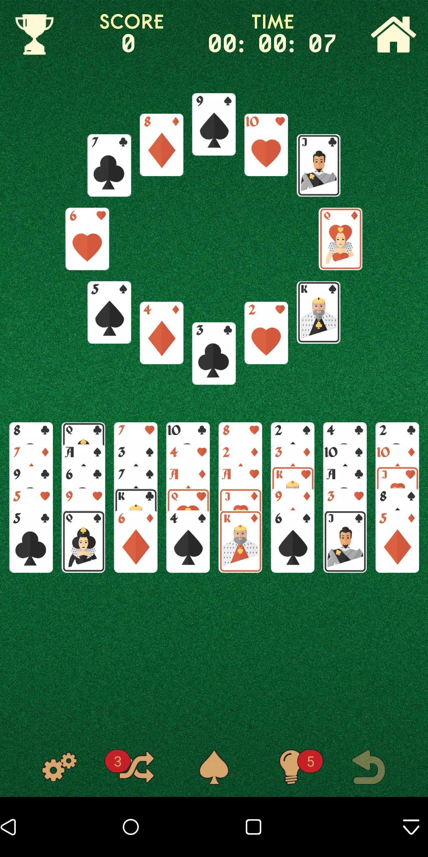 Android向けのオフラインソリティアカードゲーム Apkをダウンロードしましょう