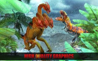 3D Jeux De Dinosaures De Fight capture d'écran 1