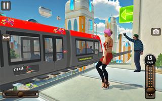 City Train Sky Driver Game capture d'écran 1