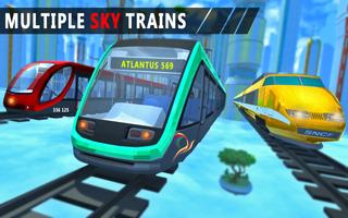 City Train Sky Driver Game capture d'écran 2