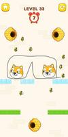 Save The Doge - bee draw line Ekran Görüntüsü 1