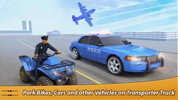 Police Vehicle Truck Transport Affiche