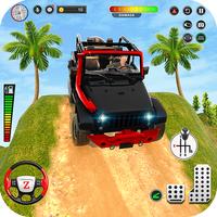 Offroad Jeep SUV Driving Games Affiche