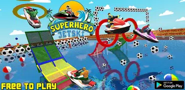 Superhero Extreme Jetski Racing and Water Race