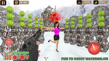 Target menembak semangka 3D: game Potong buah 2020 screenshot 3