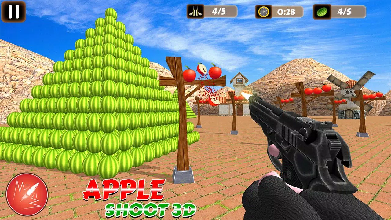 تبادل لاطلاق النار الهدف التفاح: البطيخ لعبة اطلاق APK للاندرويد تنزيل