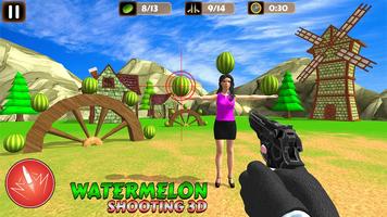 Apple Target Shoot: Watermelon Shooting Game 3D اسکرین شاٹ 1