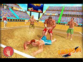 Kabaddi Worstelgame - Pro Knock-out vechten screenshot 1