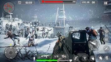 Zombie Shooting Offline Games ảnh chụp màn hình 1