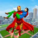 Flying Iron Hero Rescue APK