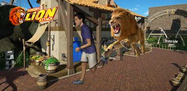 Angry Lion Rampage: City Attac