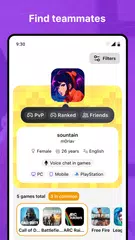 Gameram: Find gaming teammates XAPK download