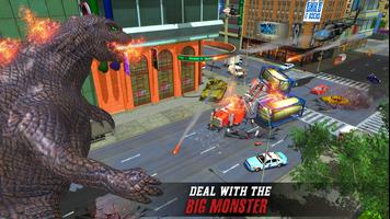 Godzilla & Kong 2021: Angry Monster Fighting Games screenshot 1