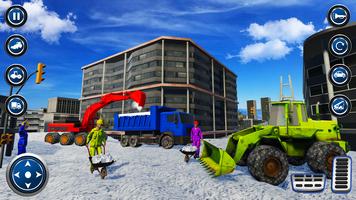 برنامه‌نما Offroad Snow Excavator Sim 3D عکس از صفحه