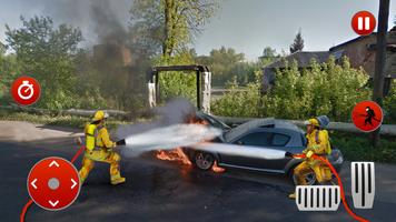 Firefighter Fire Truck Games Ekran Görüntüsü 1