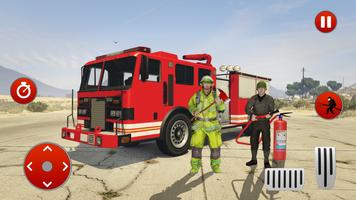 Firefighter Fire Truck Games Ekran Görüntüsü 2