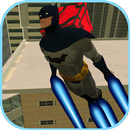 Flying Bat Hero Pizza Delivery APK