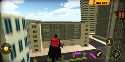 Flying Bat Hero Pizza Delivery screenshot 2