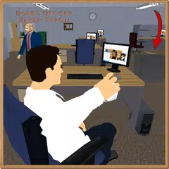 Bored Officer Paper Throw