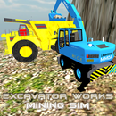 Excavator Works Mining Sim-APK