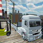 Forklift Truck Load And Drive Zeichen