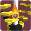 Stack Crash - Fire 3D Ball