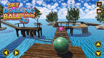 Sky Rolling Ball Balancer 3D imagem de tela 1