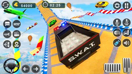 Police 3D Cars On Mega Ramps XAPK 下載