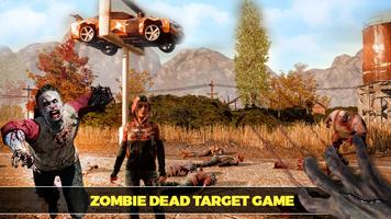 Zombie Dead Target Game Affiche