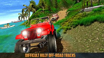 Jeep Games Driving Offroad الملصق