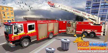 Fire Engine Truck Driving : Em