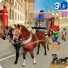 آیکون‌ Horse Taxi City School Ride