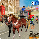 Horse Taxi City School Ride icône
